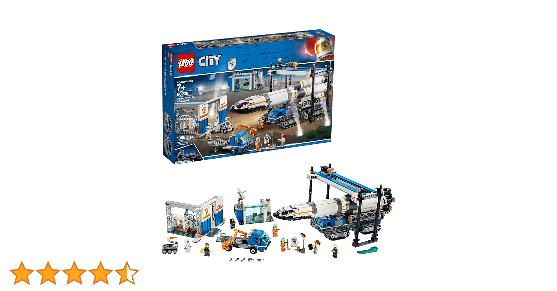 Amazon.co.jp: LEGO City Rocket Assembly & Transport 60229 Building